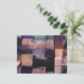 Auf einem Motiv aus Hammamet von Paul Klee Postkarte (Stehend Vorderseite)