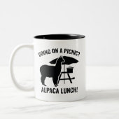 Auf einem Picknick? Zweifarbige Tasse (Links)