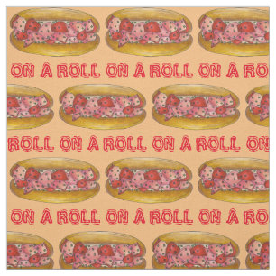 Auf einem Roll Maine Hummer Roll Seafood Sandwich Stoff