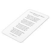 Auf einem schneebedeckten Abend, Robert Frost Magnet (Linke Seite)