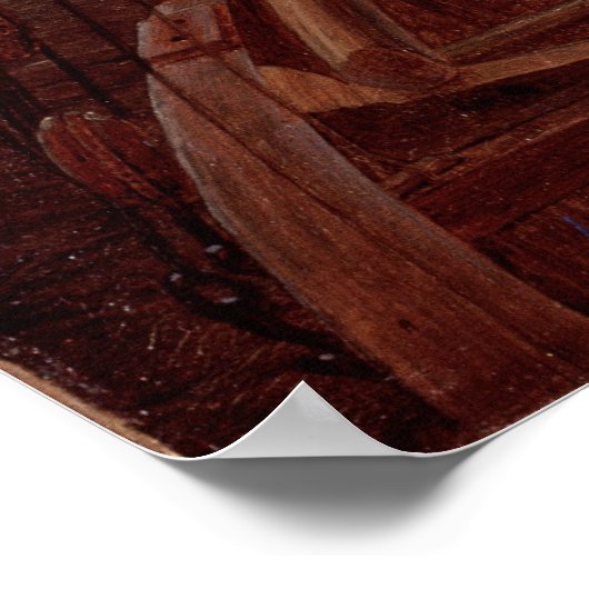 Auf einem Segelschiff Poster (Ecke)