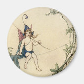 Auf einem Spinnengewirr sitzend Magnet (Vorne)