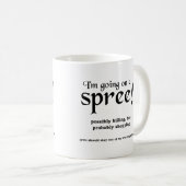 Auf einem Spree Funny Mug Kaffeetasse (VorderseiteRechts)