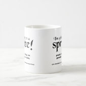 Auf einem Spree Funny Mug Kaffeetasse (Mittel)