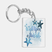 Auf einem Sternenfisch Schlüsselanhänger (Vorderseite links)