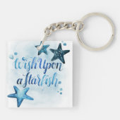 Auf einem Sternenfisch Schlüsselanhänger (Rückseite)
