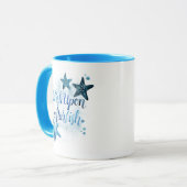 Auf einem Sternenfisch Tasse (Vorderseite Links)