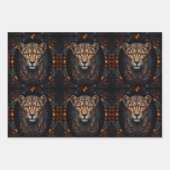 Auf einem Umschlagpapier befindet sich ein Mosaik Geschenkpapier Set (Vorderseite)