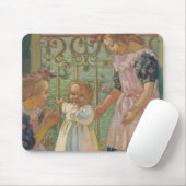 Auf einem venezianischen Balkon Mousepad (Mit Mouse)
