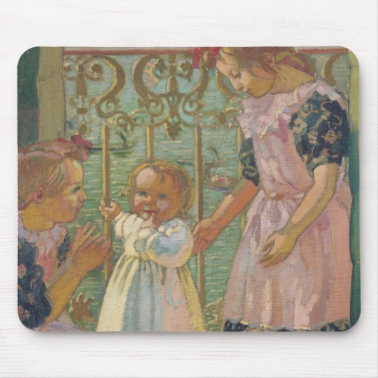 Auf einem venezianischen Balkon Mousepad (Vorne)