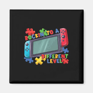 Auf einen anderen Level Gamer 2024 Video Game Auti Magnet