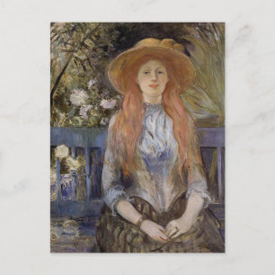 Auf einer Bank von Berlin - Die Morisot Postkarte