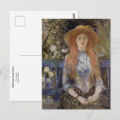 Auf einer Bank von Berlin - Die Morisot Postkarte (Vorne/Hinten)