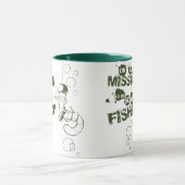 Auf einer Dienstreise, zum irgendeiner Fishin Tasse (Zentrum)