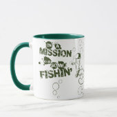 Auf einer Dienstreise, zum irgendeiner Fishin Tasse (Links)