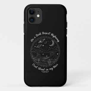 Auf einer dunklen Wüstenstraße Reise Berg Camping Case-Mate iPhone Hülle