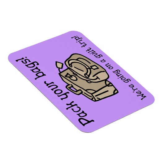 Auf einer Gildenreise Funny Magnet (Rechte Seite)