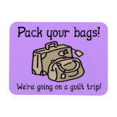 Auf einer Gildenreise Funny Magnet (Horizontal)