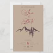 Auf einer Haushaltshochzeit rustikale Bergwelt Boh (Vorderseite)