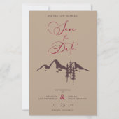 Auf einer Haushaltshochzeit rustikale Bergwelt Boh (Vorderseite)