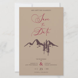 Auf einer Haushaltshochzeit rustikale Bergwelt Boh