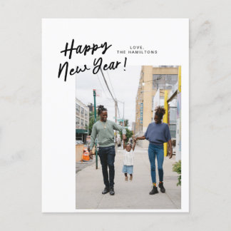Auf einer neuen Weihnachtskarte Postkarte