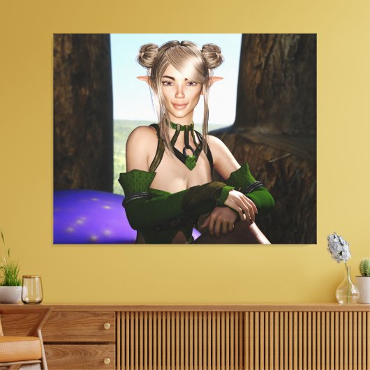 Auf einer Pilgerreise Leinwand Digitale Kunst gewa (Insitu (Wohnzimmer))