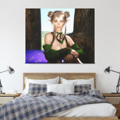Auf einer Pilgerreise Leinwand Digitale Kunst gewa (Insitu (Schlafzimmer))