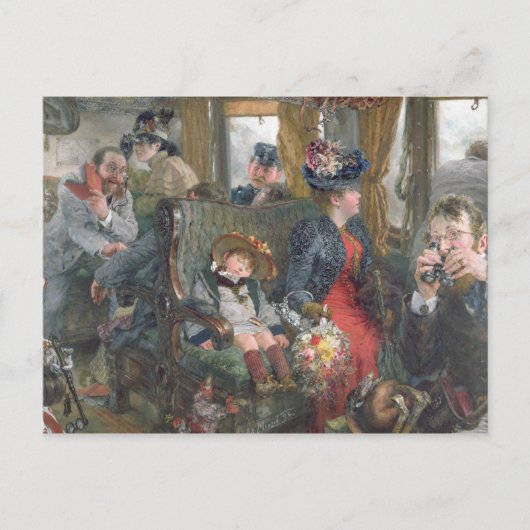 Auf einer Reise in eine wunderschöne Landschaft, 1 Postkarte (Vorderseite)