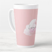 Auf einer rosa Wolke leben Milchtasse (Linke Ecke)