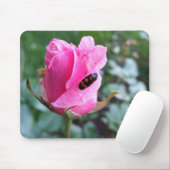 auf einer Rose ruhen Mousepad (Mit Mouse)