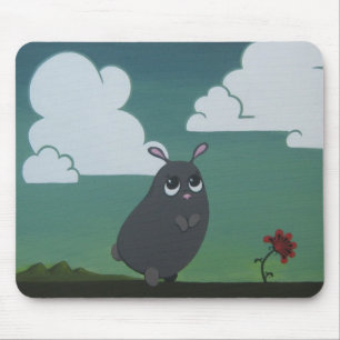 Auf einer schlichten Mausunterlage Mousepad