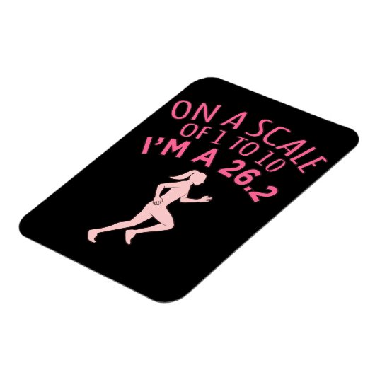 Auf einer Skala von 1 bis 10 Halbmarathonläuferin Magnet (Linke Seite)