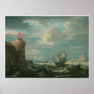 Auf einer steifen Brise versenden, Pieter Mulier Poster