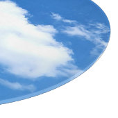 Auf einer Wolke ruhen Schneidebrett (Ecke)