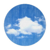 Auf einer Wolke ruhen Schneidebrett (Vorderseite)