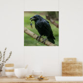 Auf einer Zweigstelle mit Schlüssel Poster (Küche)