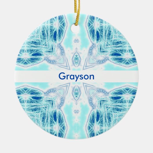 Auf Eiswürfel zur Keramik Ornament (Vorne)