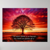 "Auf Erden gibt es keinen Himmel, aber es gibt Stü Poster (Vorne)