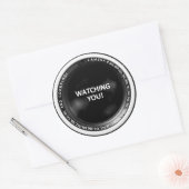 "AUF EUCH!" CAMERA LENS WALL STICKER (Umschlag)