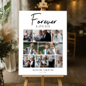 Auf ewig geliebte moderne Gedenk-Foto-Collage Poster