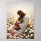 Auf ewig mit Dir, Christliche Malerei, Jesus umarm Poster (Vorne)