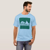 Auf Fährenzeit leben T-Shirt (Vorne ganz)