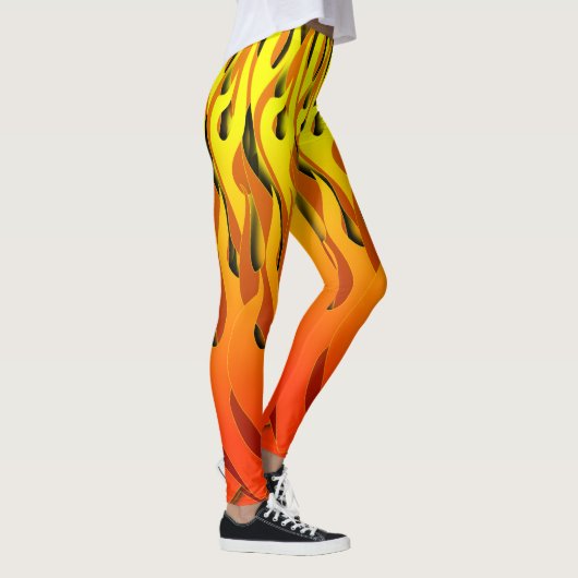 Auf Feuer-Leggings Leggings (Rechts)