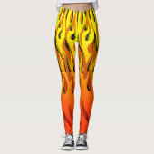 Auf Feuer-Leggings Leggings (Vorderseite)