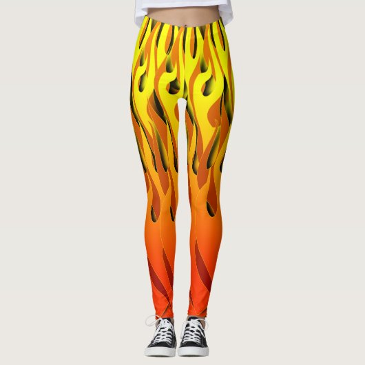 Auf Feuer-Leggings Leggings (Vorderseite)