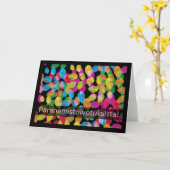 Auf Finnisch, Paranemistoivotuksista Karte (Gelbe Blume)