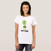 Auf Fleek Funny Veggie Leek Pub T-Shirt (Vorne ganz)