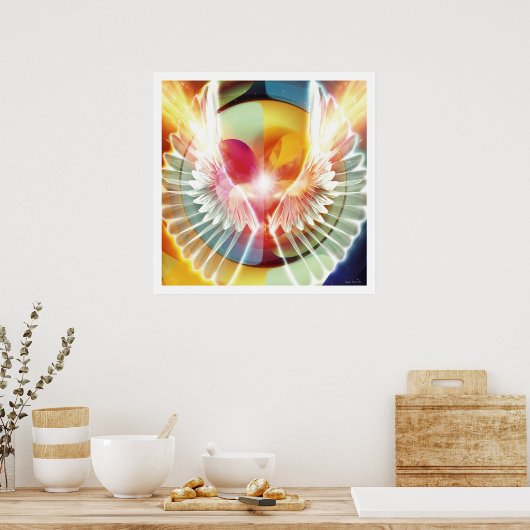 Auf Flügeln des Lichts Poster (Küche)