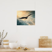 Auf Flügeln wie Adler aufsteigen | Poster (Küche)